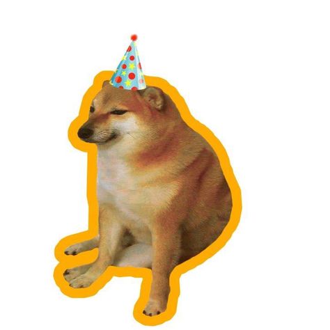 Sen Takatsuki, Cheems Dog, Doge Dog, Exo Stickers, Dog Cake Topper, Animal Illustration Art, Japanese Dogs, Birthday Postcards, Happy B Day