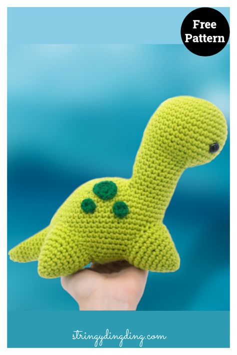 Crochet Loch Ness Monster Free Pattern, Crochet Nessie Pattern Free, Amigurumi Nessie, Monster Amigurumi, Amigurumi Projects, American Girl Crochet, Crochet Monsters, Loch Ness Monster, Loch Ness