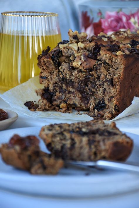 Prune Bread Recipe, Prune Bread, Prunes Dessert, Prune Recipes, Chocolate Loaf, Cozy Afternoon, Walnut Bread, Buckwheat Flour, Melted Chocolate