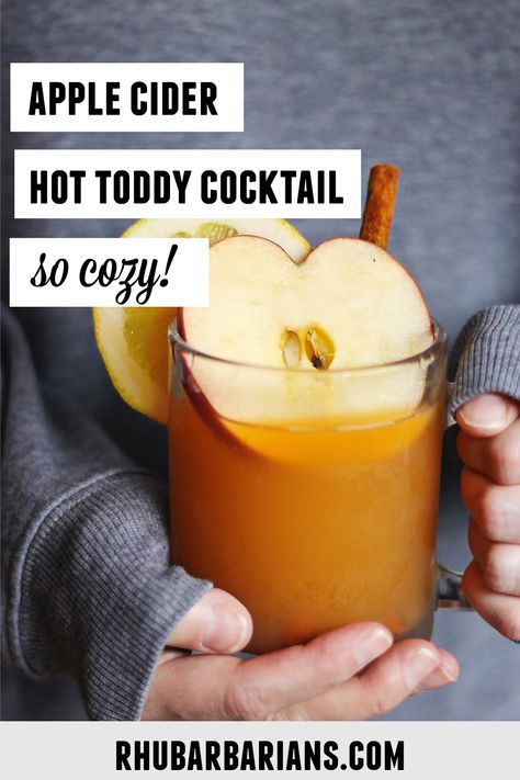 Apple Cider Whiskey, Apple Cider Hot Toddy, Hot Toddy Cocktail, Cider Cocktail Recipes, Toddy Recipe, Hot Toddies Recipe, Apple Cider Cocktail, Whisky Cocktail, Cider Cocktails