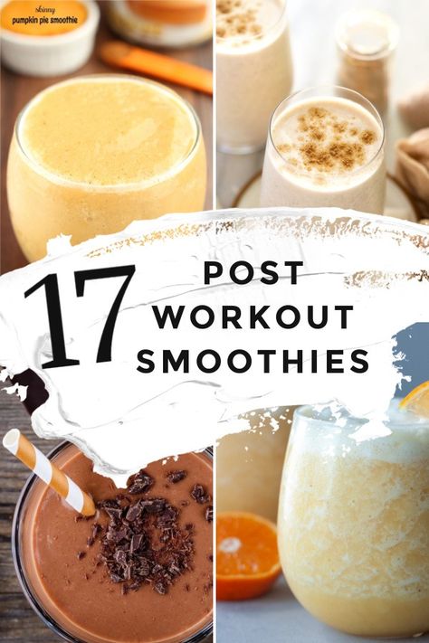 Post Workout Protein Smoothie, Protein Packed Smoothies, Post Workout Nutrition, High Protein Smoothies, Post Workout Protein, Post Workout Smoothie, Pumpkin Pie Smoothie, Workout Smoothies, Workout Protein