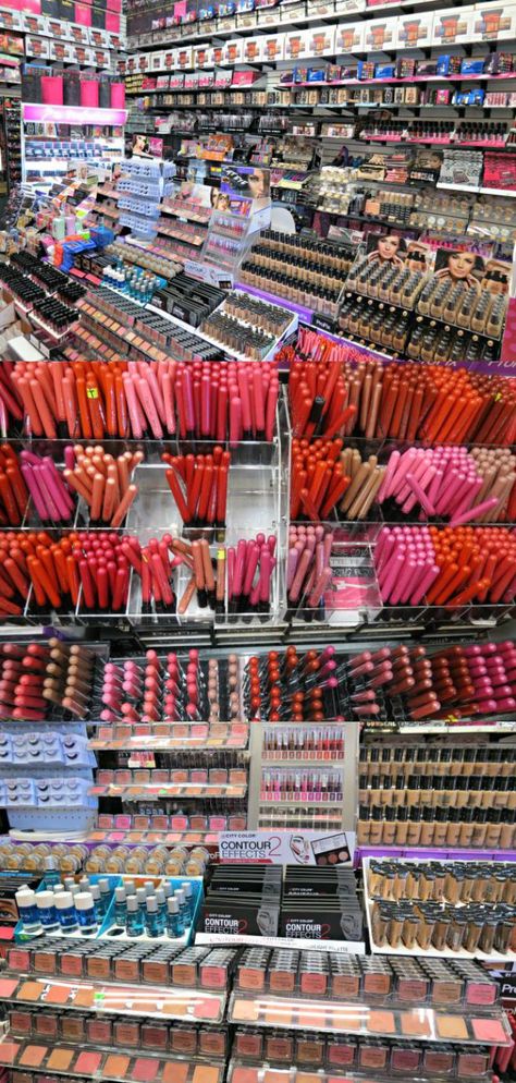 Santee Alley, Make Up Factory, Makeup Boutique, Koleksi Makeup, Penyimpanan Makeup, Makeup Collection Goals, Makeup Stand, Retail Store Interior Design, Makeup Display