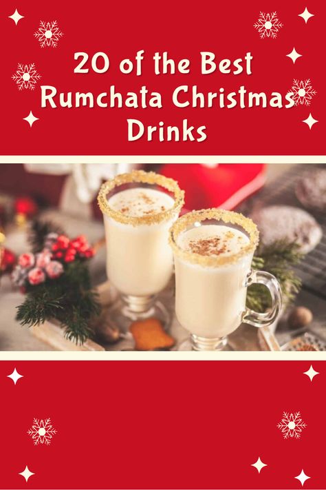 Holiday Drinks With Rum Chata, Christmas Cocktails With Rumchata, Rumchata Recipes Christmas, Rum Chata Recipes Shots, Rumchata Christmas Shots, Rum Chata Drinks Easy, Run Chata Recipes, Holiday Drinks With Rumchata, Rum Chats Peppermint Bark Drinks