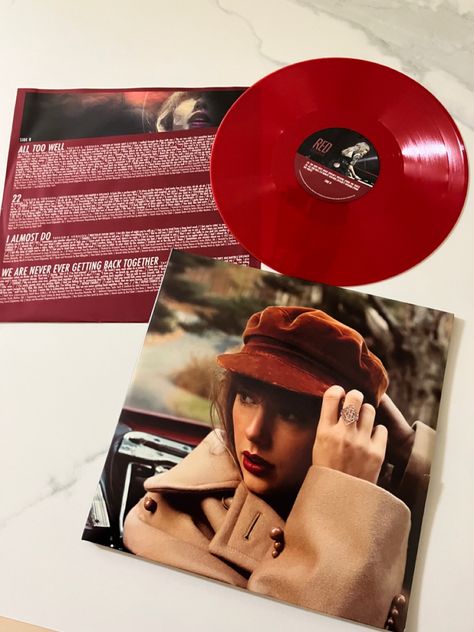 Red Vinyl Taylor Swift, 2025 Wishlist, Red Tv, Taylor Swift Swiftie, Cd Aesthetic, Only Song, United States Capitol, Record Vinyl, State Of Grace