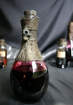 Halloween on Pinterest | Haunted Houses, Halloween Prop and ... Dr Facilier Aesthetic, Voodoo Party, Halloween Apothecary Jars, Voodoo Halloween, Läskig Halloween, Descendants Dr, Hansel Y Gretel, Baba Jaga, Halloween Potion Bottles