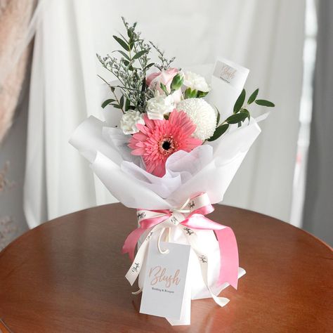 Gerbera Bouquet, Mini Bouquet, Daisy Bouquet, Online Florist, Ipoh, Rose Blush, Blush Rose, Blush Roses, Rose Bouquet