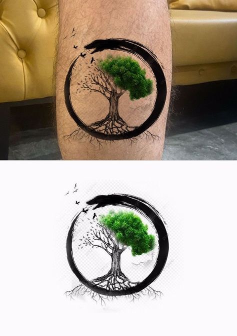 Boodha Tattoo, Bonsai Tattoo, Gaara Tattoo, Tree Tattoo Art, Rip Tattoos For Mom, Bonsai Tree Tattoos, Fingerprint Tattoos, Element Tattoo, Oak Tree Tattoo