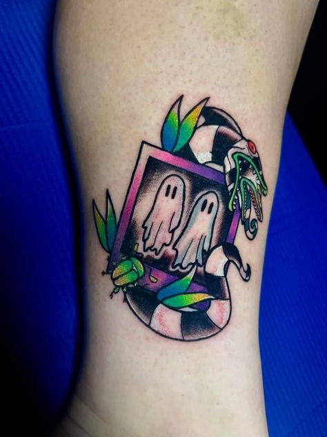 Disney Halloween Tattoos, Halloween Pokemon, Skin Needling, Spooky Tattoos, Mickey Halloween, Glitter Tattoo, Tattoo Art Drawings, Halloween Tattoos, Tattoo Flash Art