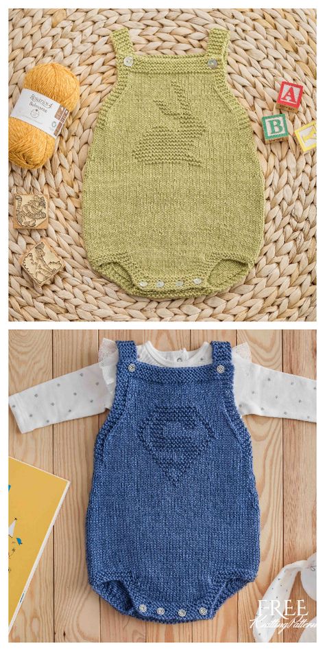 Knit Baby Fofo Onesies Free Knitting Patterns Baby Dungarees Knitting Pattern, Knit Onesie Pattern Free, Baby Dungarees Pattern Free Knitting, Easy Knit Baby Romper Free Pattern, Newborn Knit Romper Pattern Free, Romper Knitting Pattern Free, Knitted Baby Romper Pattern Free, Baby Boy Knitting Patterns Free Newborns, Knit Baby Onesie Pattern Free