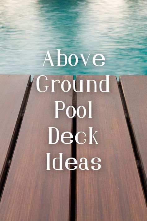 Aboveground Pool Deck Ideas Landscaping For Above Ground Pools Ideas, Backyard Landscaping Designs Above Ground Pool, Amazing Above Ground Pools, Backyards With Above Ground Pools, Small Deck Around Above Ground Pool, Pool Borders Above Ground, Above Ground Pool And Hot Tub Deck Ideas, Above Ground Pool Surround Ideas, Above Ground Pool Deck Decorating Ideas