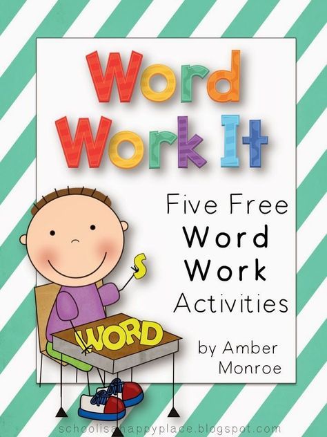 School Is a Happy Place: They Daily Five: Where Are They Now? (Plus a Free Word Work Packet) Daily 5 Kindergarten, Word Work Kindergarten, First Grade Words, Word Work Stations, Word Work Centers, Rainbow Writing, Daily Five, Word Work Activities, Kindergarten Centers