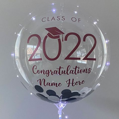 Graduation Confetti, Graduation Party Diy, Diy Confetti, Transparent Balloons, Led Balloons, Clear Balloons, Graduation Balloons, Party Supply Store, High School Graduation Party