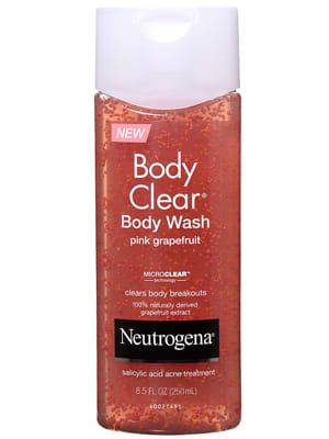 Neutrogena Body Clear Body Wash, Get Rid Of Body Acne, Back Acne Remedies, Chest Acne, Back Acne, Forehead Acne, Acne Overnight, Natural Acne Remedies, Natural Acne