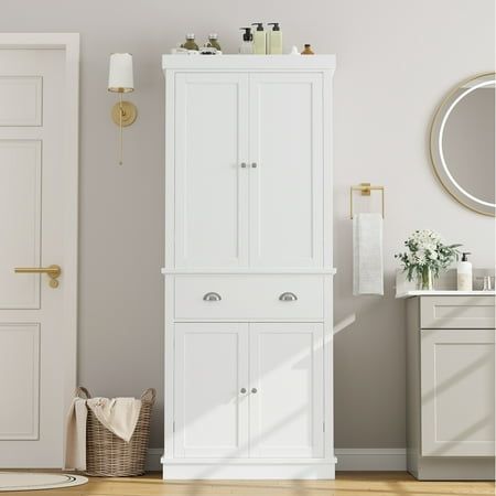 Bathroom linen cabinet