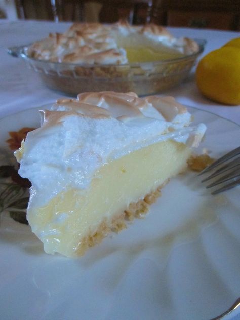 Lemon Cream Pie, Cream Pie Filling, Lemon Pie Recipe, Lemon Cream Pies, Food Recipes Easy, Cheese Making, Lemon Meringue Pie, Meringue Pie, Lemon Pie