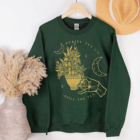 Acotar Sweatshirt, Night Court Acotar, Adult Fantasy Books, Suriel Tea, Acotar Shirt, Velaris City Of Starlight, Stars Graphic, City Of Starlight, The Night Court