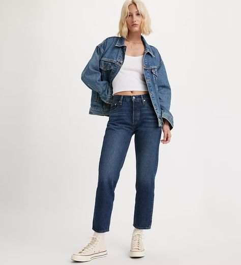 501® Cropped Women's Jeans - Dark Wash | Levi's® US Levis 501 Cropped Jeans, Levis Outfit, The Blueprint, Levi’s 501, Now Open, Close Your Eyes, Levis 501, Relaxed Style, Latest Fashion Clothes