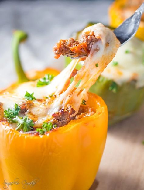 Air fryer stuffed bell peppers filled with beef or turkey. These are keto, gluten free and a healthy dinner idea most families love to do. The recipes are quick, fun and easy to make together and takes under 15 minutes to make in the air fryer. Stuffed Bell Peppers Ground Turkey, Turkey In Air Fryer, Easy Ground Beef Meals, Air Fryer Stuffed Peppers, Meals With Ground Beef, Easy Stuffed Bell Peppers, Ground Beef Meals, Ground Beef Seasoning, Beef Meals