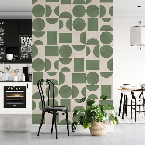 Boho Green Pattern Tile Decal Vinyl Stickers Pack / Floor Flooring Kitchen Stairs Self Adhesive Removable Peel and Stick T205 - Etsy Green Pattern Tile, Kitchen Stairs, Drywall Texture, Flooring Kitchen, Pattern Tile, Tile Decals, How To Install Wallpaper, Tile Trim, Decorative Tiles