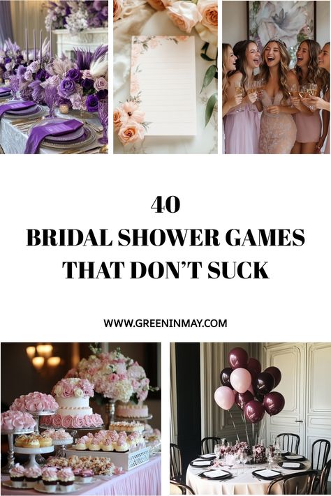 Make your bridal shower unforgettable with 40 exciting games. Whether you're looking for fun bridal shower games or creative wedding shower games, these icebreakers will bring life to your party. Work Bridal Shower Games, Bridal Shower Games And Ideas, Bridal Shower Tea Party Games, Simple Bridal Shower Games, Bridal Shower Must Haves, Bridal Shower Activities Not Games, Coed Bridal Shower Ideas, Tea Party Bridal Shower Games, Bridal Shower Games Ideas