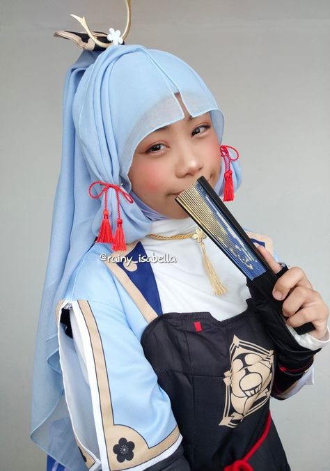 Cosplaystyle Anime Hijab, Hijab Cosplay Anime, Hijabi Cosplayers, Hijabi Cosplay, Demon Slayer Wallpaper Nezuko Cute, Hijab Cosplay, Ayaka Cosplay, Kamisato Ayaka, Cosplay Cosplay