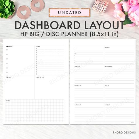 Dashboard Layout BIG HAPPY PLANNER Printable Insert, Dashboard Weekly Undated Happy Planner Refill Printable Inserts, Weekly Planner 2021 bestteacherplanners #budgetplanner #digitalplannerfreebies #printablesplanners. Happy Planner Dashboard, Happy Planner Free Printable, Dashboard Layout, Bulletin Journal, Happy Planner Printables, Weekly Planner Inserts, Big Happy Planner, Planner Lettering, Fitness Planner Printable