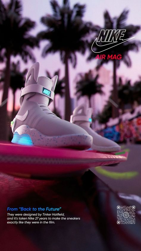 Air Mags, Sneakers Wallpaper, Fly Shoes, Custom Nike Shoes, Basketball Photography, Marty Mcfly, Nike Wallpaper, Cute Nike Shoes, Cute Nikes