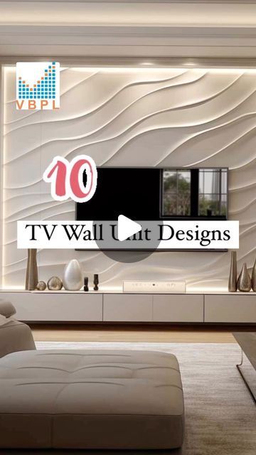 Varddan Buildesign Pvt Limited on Instagram: "TV units are an essential piece of furniture in any modern home. With a range of styles, materials and designs available, there are different types of TV units that offer a solution for every living room or bedroom. Enhance the heart of your home with these exquisite TV units! It is more than just functional; a statement of style and sophistication. Contact us to get your TV Cabinets Designed and Interior Designing done ✨ Referral Images⬆️ #tvunits #tvunitdesign #tvcabinet #livingroom #livingroominspiration #livingroomideas #interior #interiordesign #interiorinspiration #instagram #instagood #instadaily #homegoals #homeinterior #homedesign #interiors4all #varddanbuildesignpvtlimited #vbpl #varddanchhabra" Tv Unit Creative Designs, Bedroom Tv Unit Design Modern, Tv Panel Design Modern Luxury, Futuristic Tv Unit Design, Tv Unit White Modern, Latest Tv Unit Design Modern 2022, New Tv Unit Design Modern 2021, Tv Cabinet Design, Tv Units