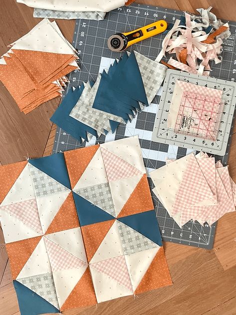 Half square triangle quilts