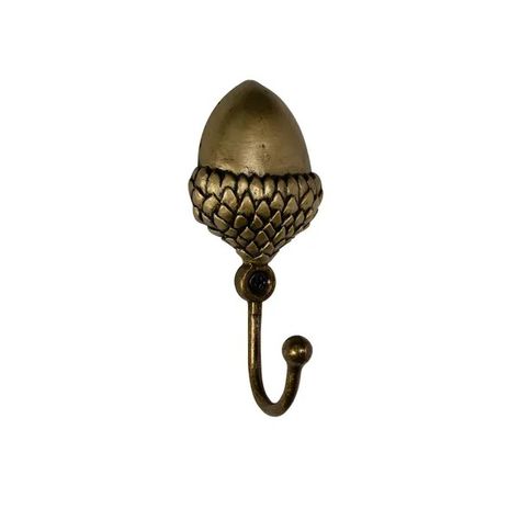 Acorn Design, Acorn Decorations, Curtain Tie Back Hooks, Antique Bedroom, Chrome Bathroom, Curtain Tie Backs, Bedroom Accessories, Amber Glass, Curtains With Blinds