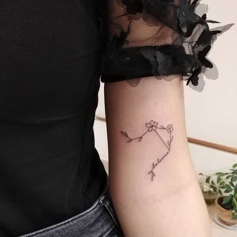 30+ Libra Tattoo Ideas and Design Inspirations for 2022 - 100 Tattoos Small Libra Tattoo For Women, Libra Inspired Tattoos, Libra Tattoo Ideas, Libra Tattoos, Libra Constellation Tattoo, Unique Tattoos For Women, One Line Tattoo, Libra Tattoo, Aquarius Tattoo