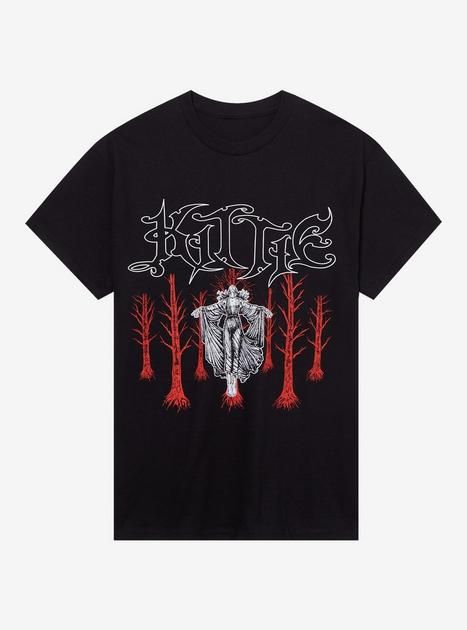 Kittie Woman In Forest T-Shirt | Hot Topic Woman In Forest, Metal Band Shirts, Music Tees, Band Shirts, Mens Graphic Tee, Show Off, Hot Topic, Cool Shirts, Mens Graphic