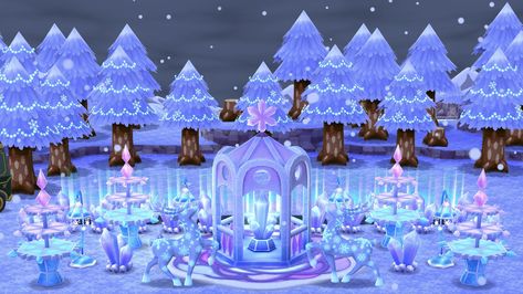 Espressa on Twitter: "Crystals at night ✨💎💫❄️ #ACPCWinter #AnimalCrossing #PocketCamp… " Ac Pocket Camp, Ice Palace, Animal Crossing Island Ideas, City Folk, Ice Castles, Animal Crossing Designs, Animal Crossing Pocket Camp, Pocket Camp, Acnh Ideas