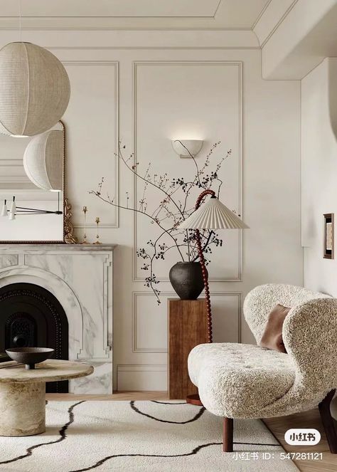 Parisian Living Room, Parisian Interior, Soyut Sanat Tabloları, Elegant Living Room, Elegant Living, Contemporary Home Decor, Classic Interior, Living Room Inspo, Interior Inspo