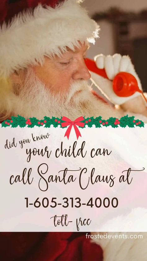 Santa Claus Phone Number, How To Tell Kids About Santa, How To Show Kids Santa Came, How To Talk To Kids About Santa, Telling Child About Santa, Santa Tracker, Christmas Gift Games, Santa Letter Printable, Free Printable Letters