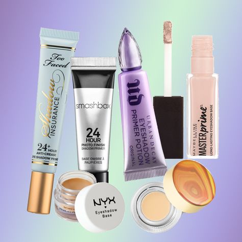 Best Eyeshadow Primer 2018 - Best Eye Primers to Stop Creasing All Day Best Drugstore Eye Primer, Best Eyeshadow Primer, Best Eye Primer, Best Face Primer, Best Primer, Best Eyeshadow, Eyeshadow Base, Eyeshadow Primer, Pink Eyeshadow