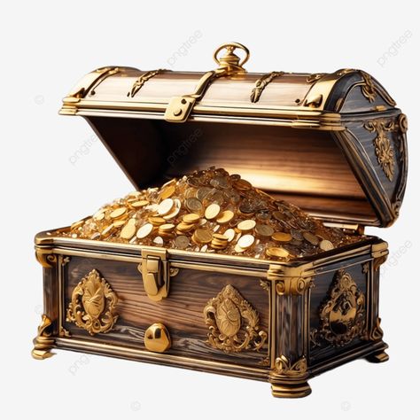 treasure chest with gold coins on a gray background studio shot treasure chest with gold coins on Treasure Chest Logo Design, Treasure Chest Illustration, Mini Treasure Chest, Gold Treasure Chest, Miniature Treasure Chest, Background Studio, Transparent Image, Studio Background, Studio Shoot