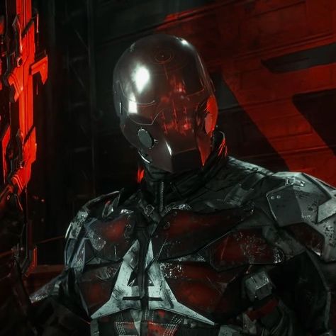 Red Hood Arkham Knight Icon, Arkham Knight Icon, Arkham Knight Red Hood, Comic Pfp, Batman Arkham Games, Scifi Design, Arkham Games, Batman Games, Red Hood Jason Todd