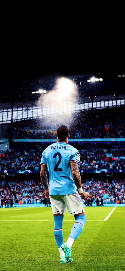 Man City Team, Walker Wallpaper, Manchester City Wallpaper, Dynamic Wallpaper, Kyle Walker, Game Shows, Football Players Images, Manchester City Football Club, مانشستر سيتي