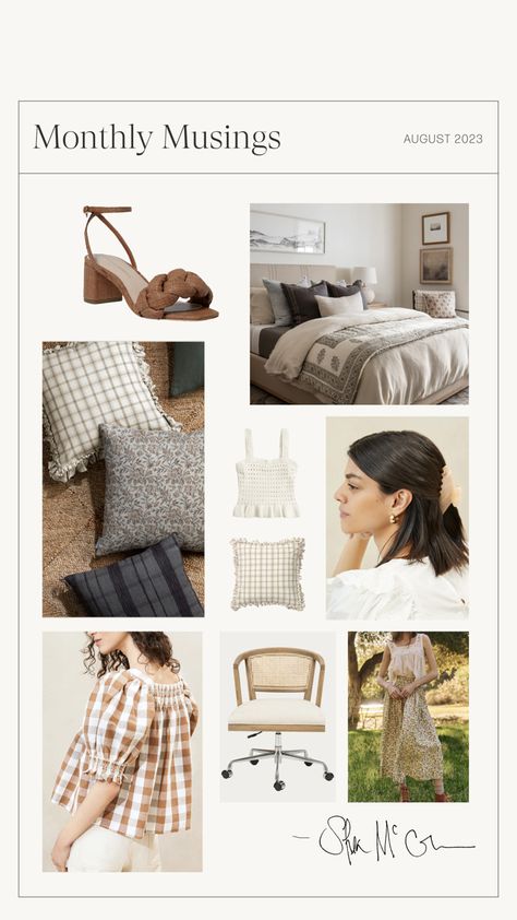 Studio Mcgee Blog, Beige Marble, Ruffle Sweater, Mcgee & Co, Aesthetic Inspiration, Studio Mcgee, Desk Chair, Interior Inspiration, Things That