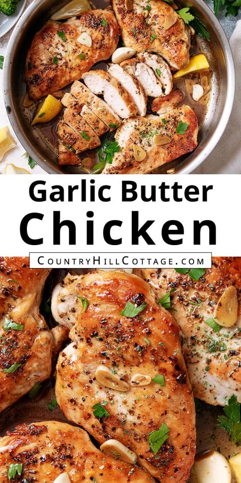 Chicken Breastrecipes Boneless, Garlic Chicken Recipes Easy, Potatoes Parmesan, Boneless Skinless Chicken Breast Recipes, Spinach Gnocchi, Skinless Chicken Breast Recipes, Pan Fried Chicken Breast, Cottagecore Recipes, Chicken Boneless Breast Recipes