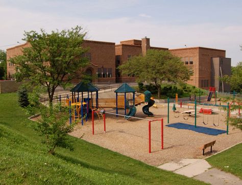 Eastern Elementary School - Playground on North Side Bloxburg Elementary School, Elementary School Playground, School Outside, Maple Grove, School Playground, School Sets, School Play, Grand Rapids, Romeo And Juliet