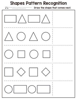 Pattern Recognition Kindergarten Worksheets Patterns Worksheets For Kindergarten, What Comes Next Pattern Worksheet, Shape Pattern Worksheet, Patterns Kindergarten, Ab Pattern Worksheet, Ab Pattern, Pattern Worksheets For Kindergarten, Preschool Patterns, Shapes Worksheet Kindergarten