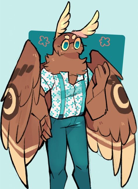 Moth Humanoid Male, Mothman Oc, Moth Man Tattoo, Fursona Types, Moth Oc Art, Moth Oc Male, Cryptid Crush, Lion Fursona, Mothman Art