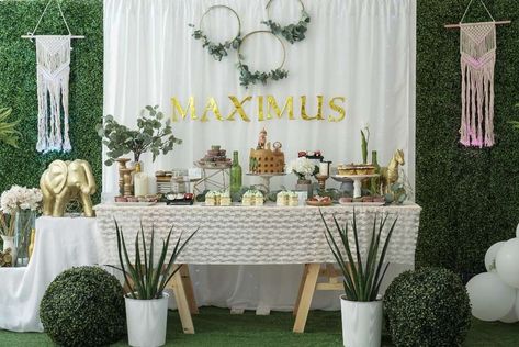 Greek/Gladiator Birthday Party Ideas | Photo 1 of 35 Gladiator Party Theme, Greek Mythology Birthday Party Theme, Greek Mythology Party Ideas, Greek Mythology Party Decorations, Toga Party Decor, Mythology Theme Party, Greek Baby Shower Theme, Toga Party Decorations, Goddess Party Theme