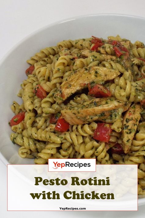 pesto rotini with chicken