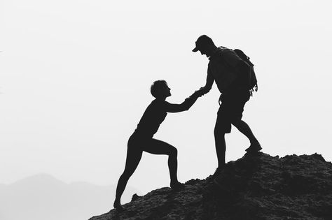 Trust: The #1 Thing Every Business Is Competing For Friend Motivation, Hand Photo, Mountain Sunset, Aesthetic Template, Helping Hand, Helping Hands, Digital Business, Teamwork, Good Vibes