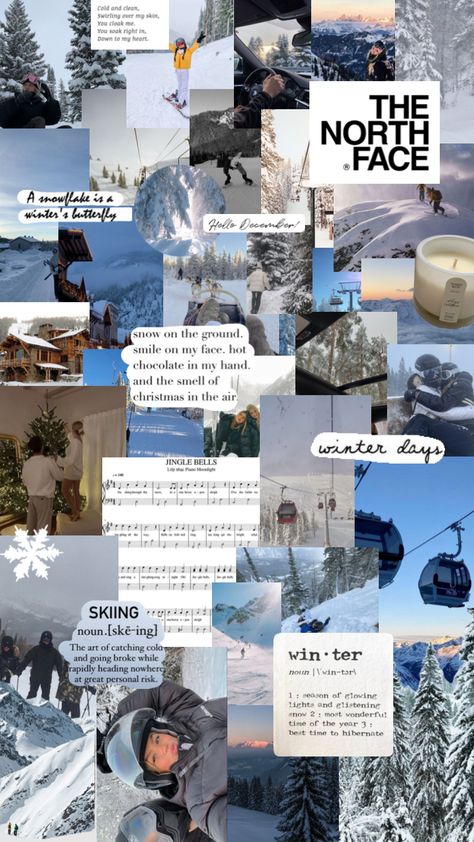 Aesthetic winter collage #snowboarding #winter #fyp #foryoupage #vibes #december #janurary #skiing #skiingaesthetic #snow Aesthetic Winter Collage, Snowboarding Wallpaper, Snowboard Aesthetic, Winter Collage, Skiing Aesthetic, Christmas Smell, Aesthetic Winter, I Love Winter, Winter Day