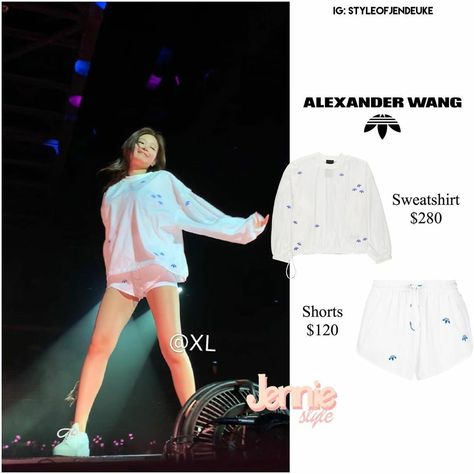 Jennie Cute Outfit, Alexander Wang Outfit, Bp Outfits, Korean Fashion Women Dresses, Korean Airport Fashion, Modest Girly Outfits, Alexander Wang Dress, Idol Fashion, Modest Evening Dress