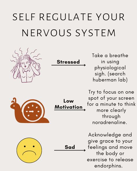 Need a quick fix to regulate your mind and nervous system? Check out this guide to that gives you easy steps to self regulate and feel better. 🤍 #nervoussystem #naturalhealth #brainhealth #braindevelopment #moodboosters Tips To Regulate Nervous System, Supplements For Nervous System, Overstimulated Nervous System, Ways To Calm Your Nervous System, How To Reset Your Nervous System, Reset Nervous System, Healing Nervous System, How To Regulate Your Nervous System, Regulate Nervous System